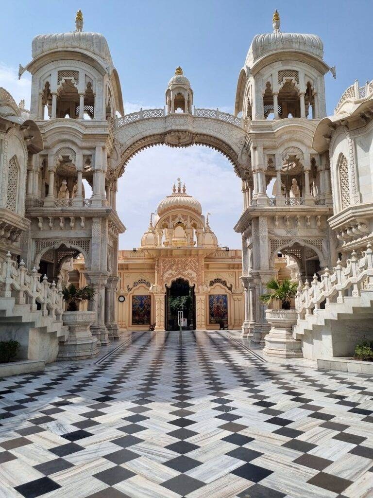 Mandir Marble Courtyard